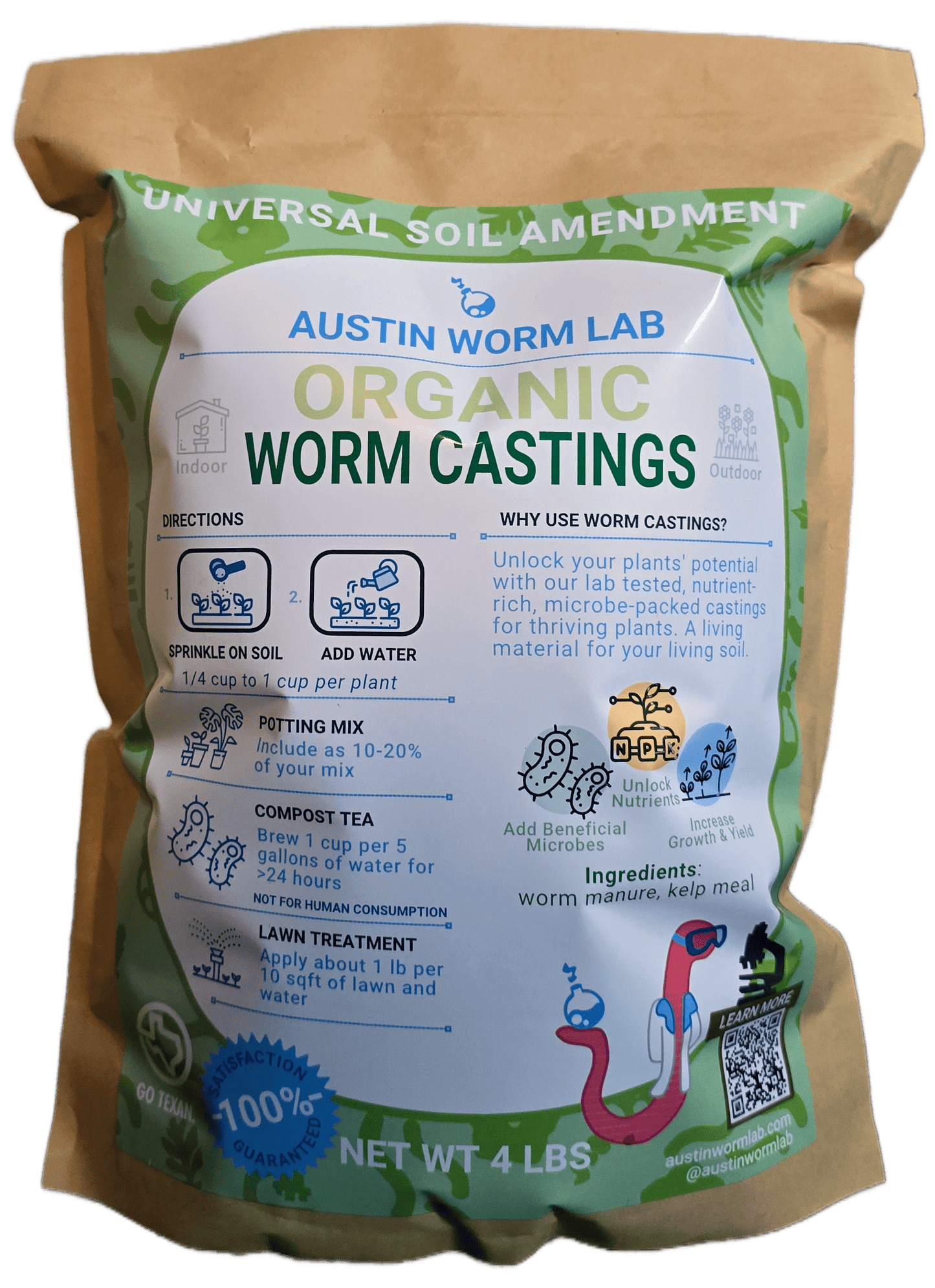 Worm Castings - FREE SHIPPING