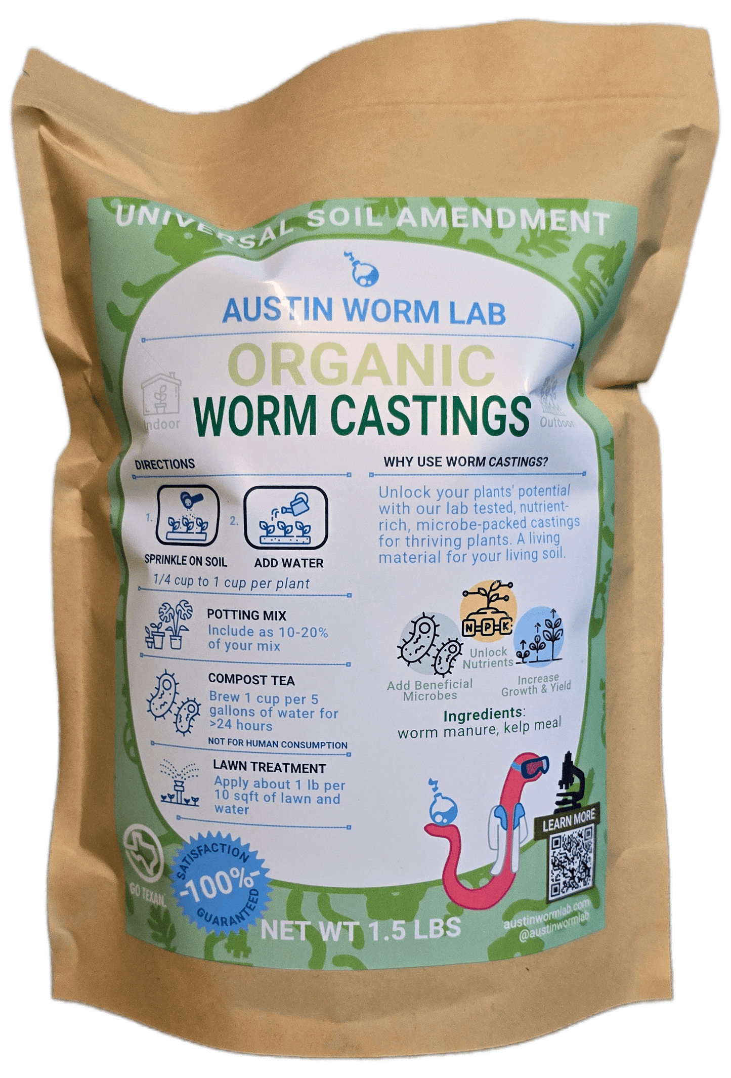 Worm Castings - FREE SHIPPING